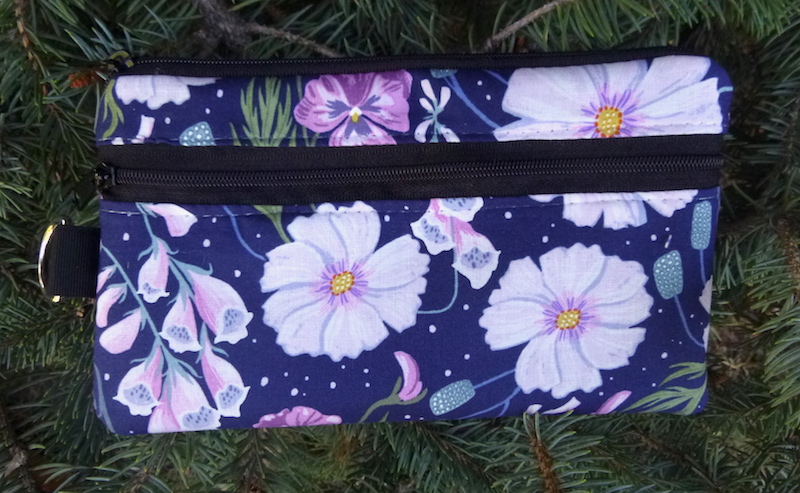 Pretty floral iphone smart phone mini wallet