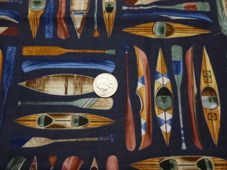 Hobbies fabric for custom bags at Zoe's Bag Boutique