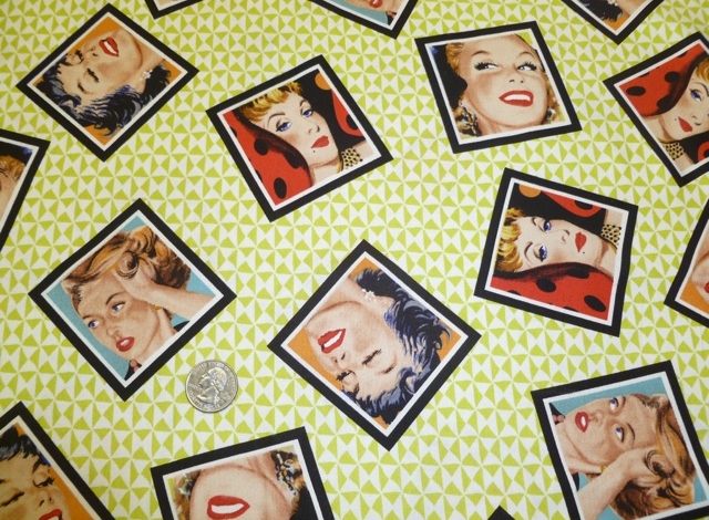 Retro fabrics for custom bags at Zoe's Bag Boutique