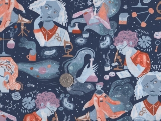 Education related fabrics for custom bags at Zoe's Bag Boutique