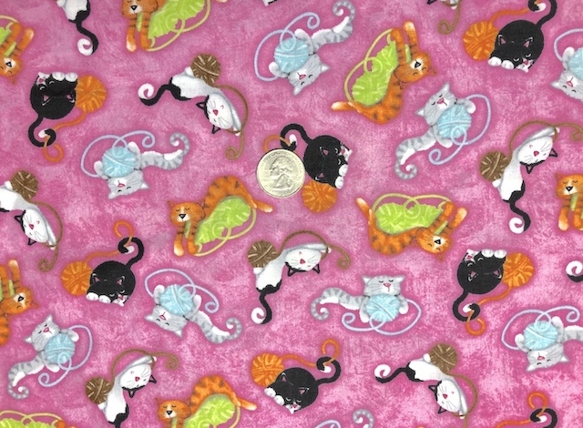 Knitting related fabrics for custom bags at Zoe's Bag Boutique