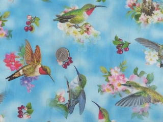 Birds fabric for custom bags at Zoe's Bag Boutique