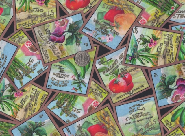 Hobbies fabric for custom bags at Zoe's Bag Boutique