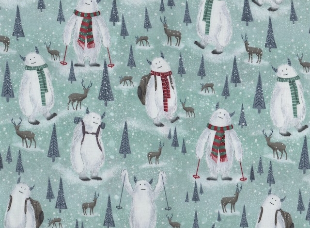 Winter fabrics for custom bags at Zoe's Bag Boutique