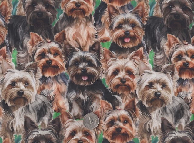 Dogs fabrics for custom bags at Zoe's Bag Boutique