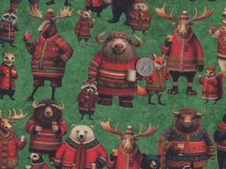 Winter fabrics for custom bags at Zoe's Bag Boutique