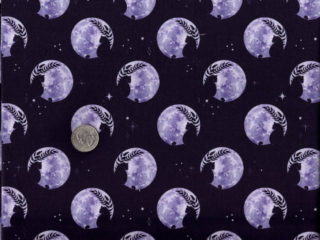 Celestial, moons, stars, planets fabrics for custom bags at Zoe's Bag Boutique