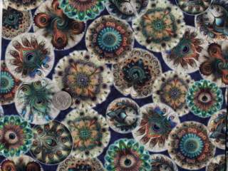 Birds fabric for custom bags at Zoe's Bag Boutique
